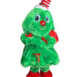 DanDee Sound N Light Animated Dancing Singing Plush Rockin Around Christmas Tree